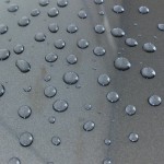water drops grey