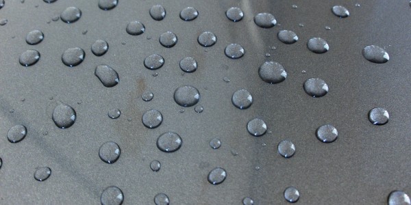 water drops grey